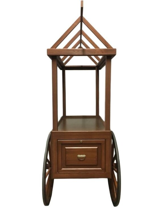MISC-PROP-081 | WOODEN TROLLEY CART
