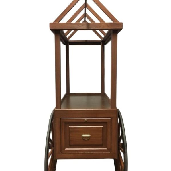 MISC-PROP-081 | WOODEN TROLLEY CART