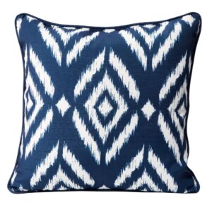 MISC-PILL-088 | BLUE & WHITE GEOMETRIC PILLOW