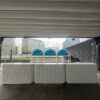 BAR-091 | SYDNEY FLUTED 6FT BAR WHITE WOOD