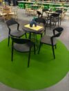 CASUAL-126 | BLACK MAZE WIRE CAFE TABLE