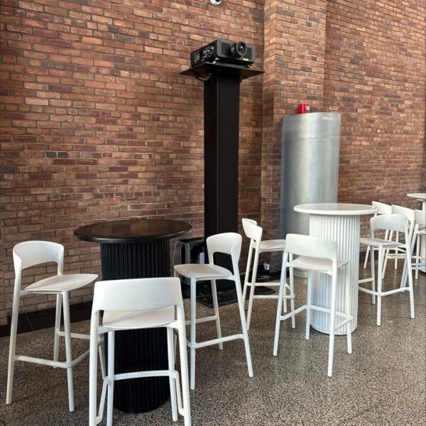 BS-120 | SHELBY BARSTOOL WHITE