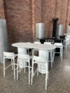 BS-120 | SHELBY BARSTOOL WHITE