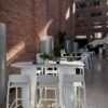 COMM-020 | SYDNEY FLUTED OVAL COMMUNAL TABLE WHITE WOOD