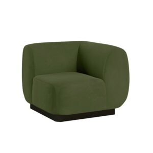 SS-801 | BELLAGIO MODULAR SINGLE SQUARED CORNER PIECE - VELVET