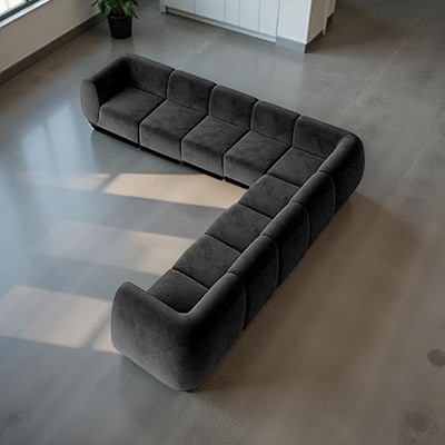 SS-810-SETUP-011 | BELLAGIO 9-PIECE L SHAPED SECTIONAL