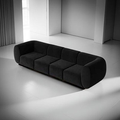 SS-810-SETUP-025 | BELLAGIO 4 SEATER SOFA SQUARED ARMS