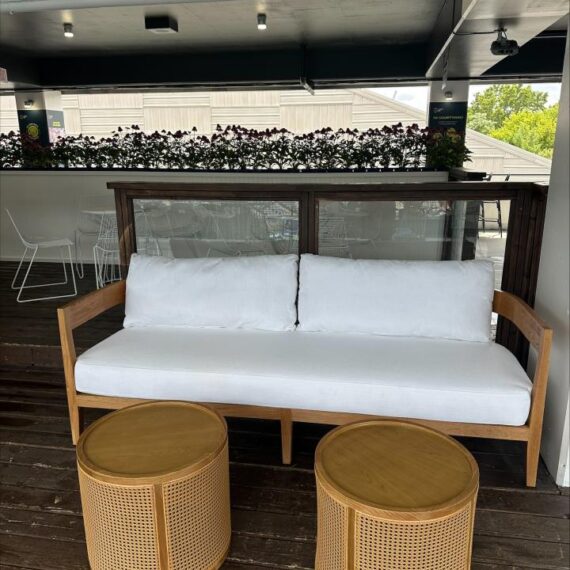 SS-627 | NAPA NATURAL CANE OTTOMAN