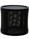 SS-628 | NAPA BLACK CANE OTTOMAN