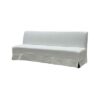 SS-592 | BK SOFA WHITE LINEN SLIPCOVER 7FT