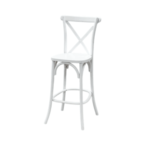 BS-160 | TUSCAN BARSTOOL WHITE WOOD