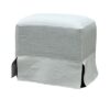 SS-594 | BK OTTOMAN WHITE LINEN