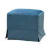 SS-597 | BK OTTOMAN BLUE VELVET