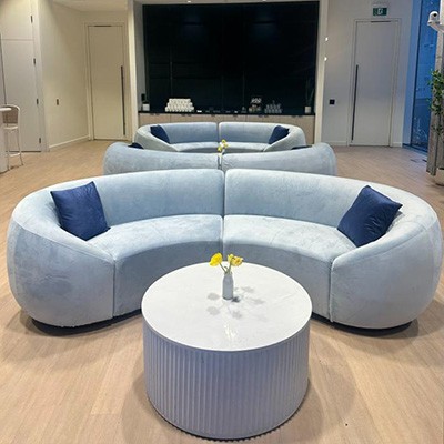 SS-810-SETUP-003 | BELLAGIO LOVESEAT WITH ROUNDED ARMS