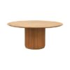 CASUAL-161 | SYDNEY FLUTED ROUND DINING TABLE NATURAL WOOD