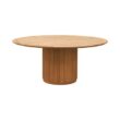 CASUAL-161 | SYDNEY FLUTED ROUND DINING TABLE NATURAL WOOD