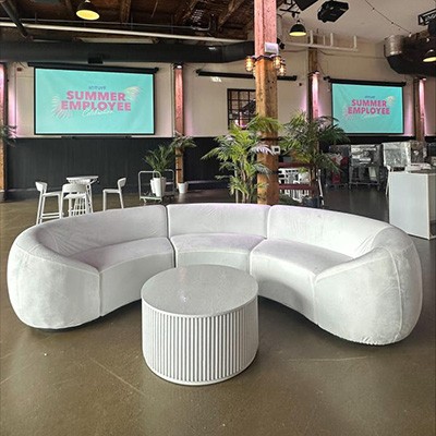 SS-810-SETUP-005 | BELLAGIO 3 PIECE CURVED SOFA WITH CURVED ARMS