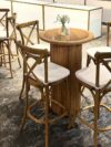 BS-161 | TUSCAN BARSTOOL NATURAL WOOD