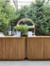 BAR-090 | SYDNEY FLUTED 6FT BAR NATURAL WOOD
