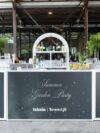 BAR-026 | 6FT CURVED BAR WHITE FRAME WITH WHITE PLEXI