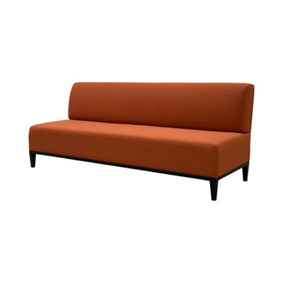 SS-589 | BK SOFA BURNT ORANGE LINEN 7FT