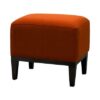 SS-591 | BK OTTOMAN BURNT ORANGE LINEN