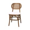 CH-161 | NAPA CANE OVAL DINING CHAIR NATURAL WOOD