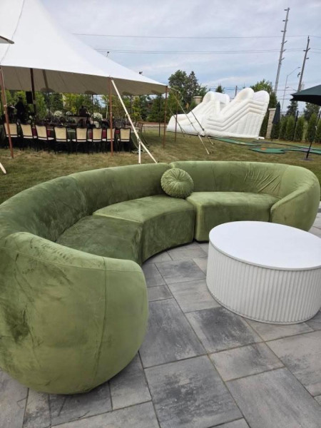 SS-810-SETUP-006 | BELLAGIO 4 PIECE CURVED SOFA WITH CURVED ARMS