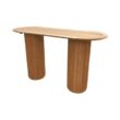 COMM-021 | SYDNEY FLUTED OVAL COMMUNAL TABLE NATURAL WOOD