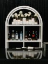BAR-088 | SYDNEY ARCHED BAR SHELF WHITE WOOD