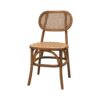 CH-161 | NAPA CANE OVAL DINING CHAIR NATURAL WOOD