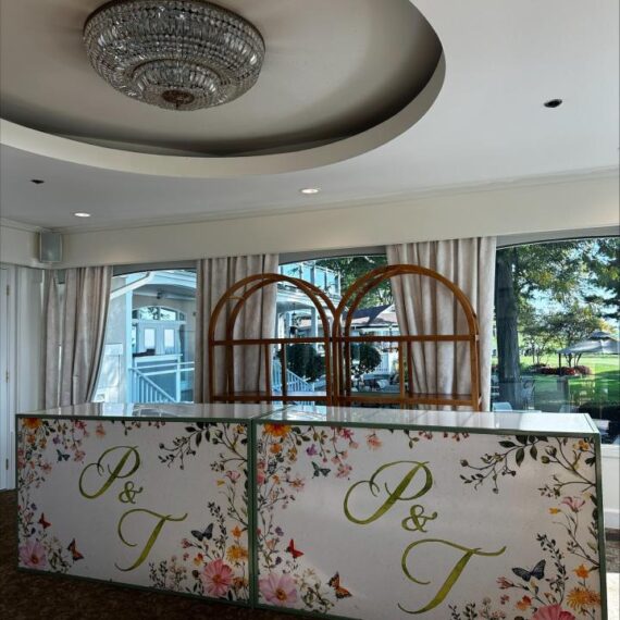 BAR-087 | SYDNEY ARCHED BAR SHELF NATURAL WOOD