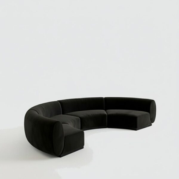 SS-810-SETUP-008 | BELLAGIO 4 PIECE ARMLESS CURVED SOFA