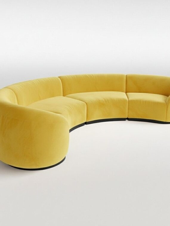 SS-810-SETUP-006 | BELLAGIO 4 PIECE CURVED SOFA WITH CURVED ARMS