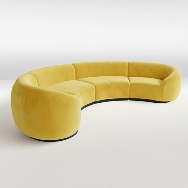 SS-810-SETUP-006 | BELLAGIO 4 PIECE CURVED SOFA WITH CURVED ARMS