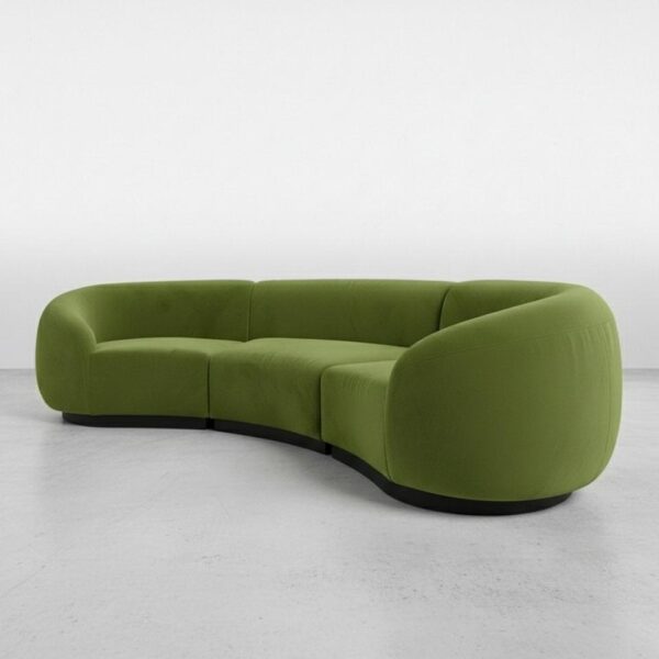 SS-810-SETUP-005 | BELLAGIO 3 PIECE CURVED SOFA WITH CURVED ARMS