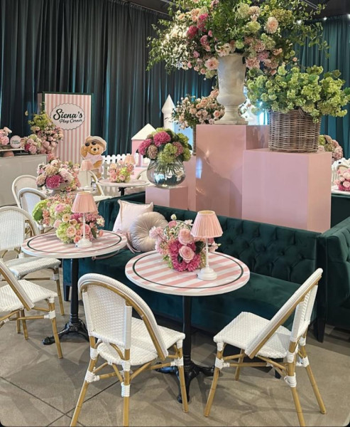 CASUAL-115 | MARSEILLE CAFÉ TABLE BLACK BASE WITH WHITE TOP