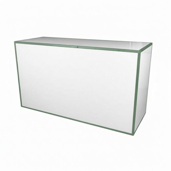BAR-110 | 6FT BAR PASTEL GREEN FRAME WITH PLEXI