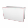 BAR-111 | 6FT BAR PASTEL PINK FRAME WITH PLEXI