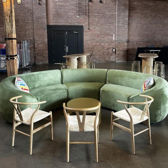 SS-810-SETUP-005 | BELLAGIO 3 PIECE CURVED SOFA WITH CURVED ARMS