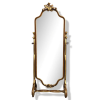 MISC-PROP-086 | ORNATE GOLD WOOD FRAME CHEVAL MIRROR