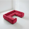 SS-810-SETUP-040 | BELLAGIO U SHAPED SOFA 8 PIECE