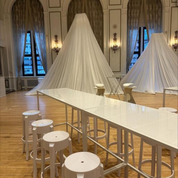 BS-171 | WHITE ACRYLIC BARSTOOL