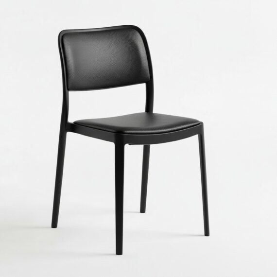 CH-205 | GRIFFIN CHAIR BLACK LEATHER