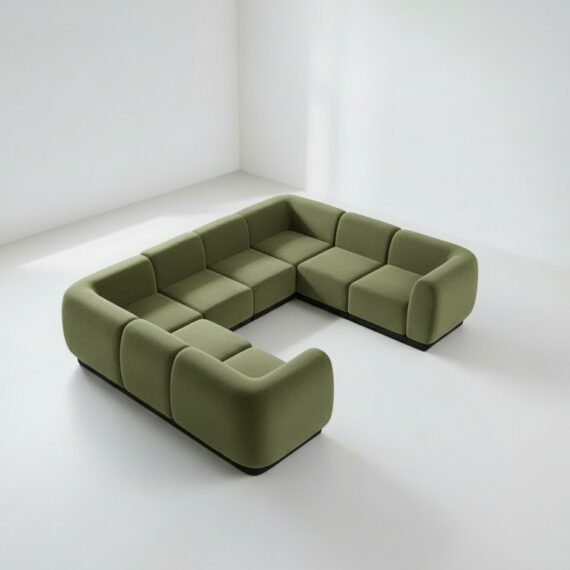 SS-810-SETUP-040 | BELLAGIO U SHAPED SOFA 8 PIECE