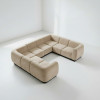 SS-810-SETUP-040 | BELLAGIO U SHAPED SOFA 8 PIECE