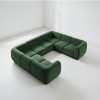 SS-810-SETUP-040 | BELLAGIO U SHAPED SOFA 8 PIECE