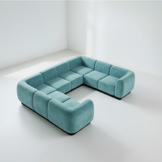 SS-810-SETUP-040 | BELLAGIO U SHAPED SOFA 8 PIECE