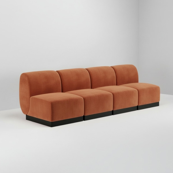 SS-810-SETUP-210 | BELLAGIO 4 SEATER SOFA NO ARMS