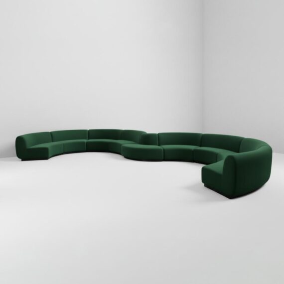SS-810-SETUP-110 | BELLAGIO COMPASS CURVED SOFA